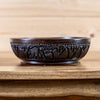 Authentic African Hand Carved Wood Bowl LB5054