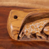 African Hand Carved Candelabra CP9809