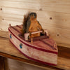 Premier Fox Squirrel in a Handcrafted Boat Taxidermy Mount SW11138