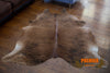 large #1 brindle cowhide rug for sale