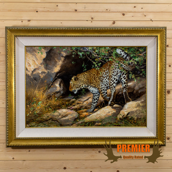 eric forlee original painting African leopard for sale