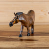 Authentic African Hand Carved Wood Zebra Figurine LB5035B