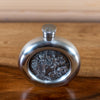 Authentic African Handmade Silver Flask LB5063
