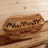 African Hand Carved Basket CP9810