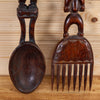 African Hand Carved Spoon & Fork CP9812