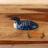 hand carved painted decorative loon decoy for sale