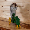 Squirrel Driving John Deere Tractor Full Body Taxidermy Mount SW10970
