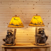Premier Raccoon Lamp SW10992