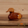 hand carved signed rusty werner wooden duck decoy for sale
