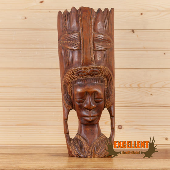 carved african bust sculpture for sale