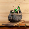 drinking armadillo reproduction mount for sale