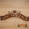 Tin Metal Sign Welcome to the Ranch SW11297